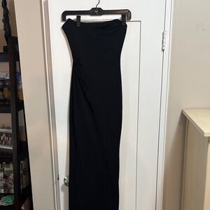 Michael Costello Elegant Black Strapless Dress